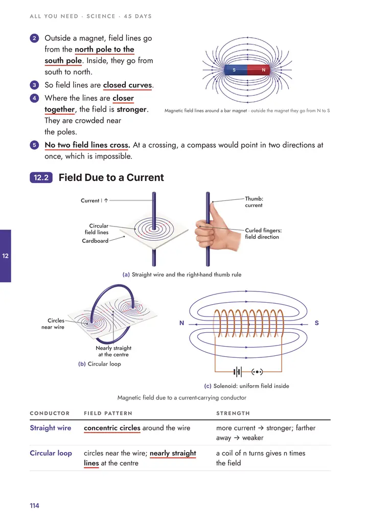 Physics: Magnetic field lines